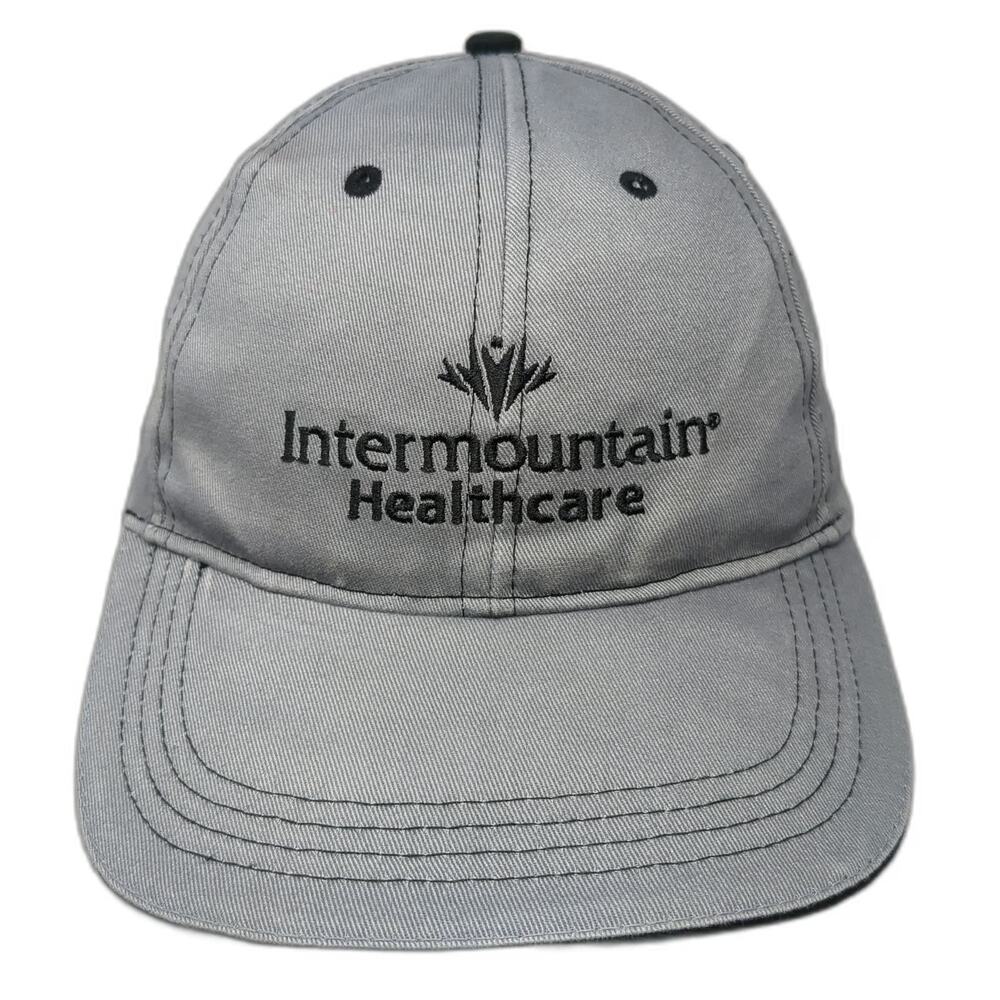 Quake City Caps Baseball Cap Gray One Size Intermountain Healthcare Cotton hat